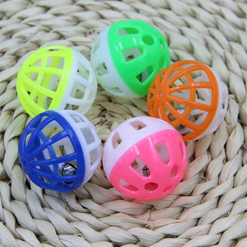 10pcs/set Plastic Bell Balls for Cats