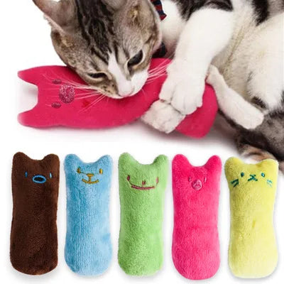 Teeth Grinding Plush Catnip Toys