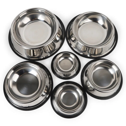 Stainless Steel Non-Slip Feeding Bowls