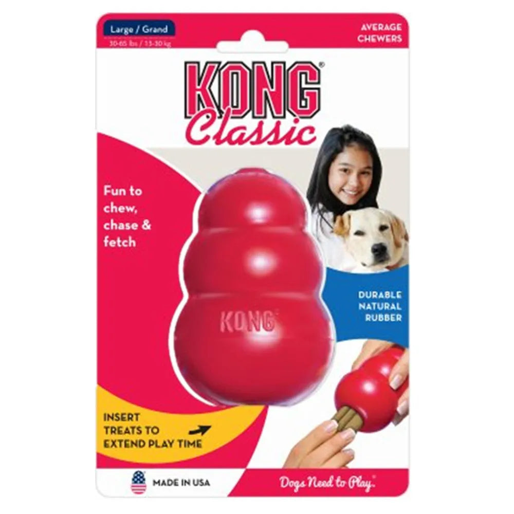 KONG Classic Rubber Chew Toy