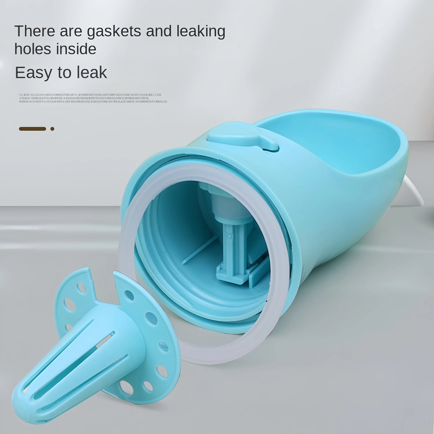 Portable Water Bottle with Food Storage Container