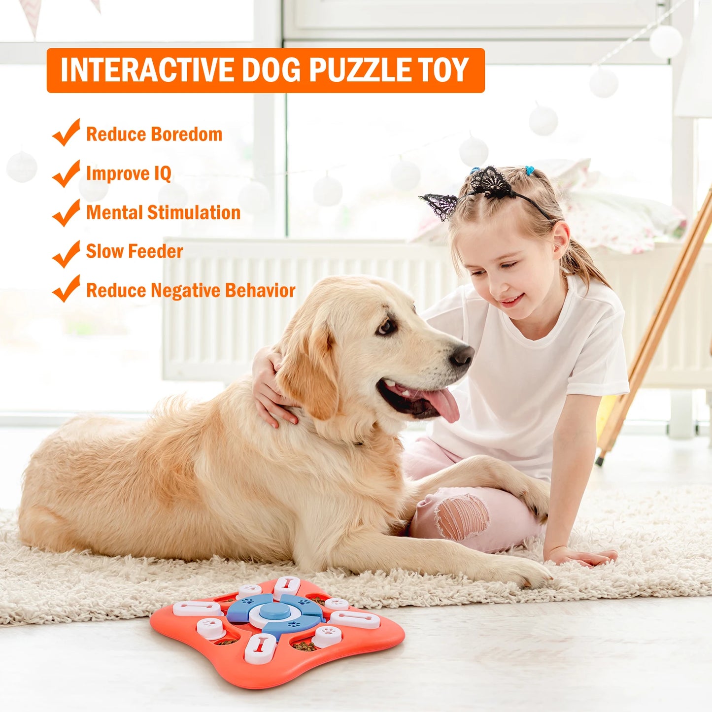 Treat Puzzle for Puppy/Dog Enrichment