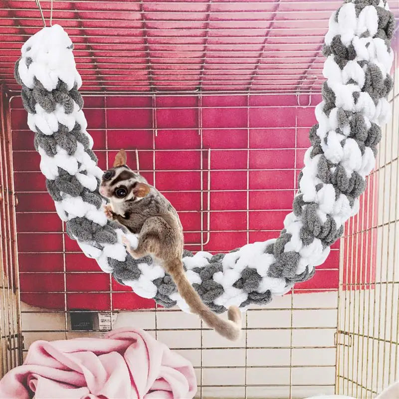 Knit Hammock for Small Pet Cages