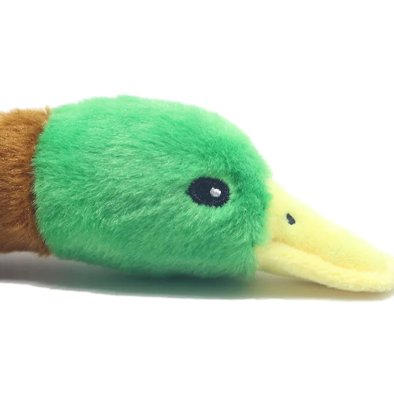 Plush Duck Squeaky Toy for Hunting Dogs