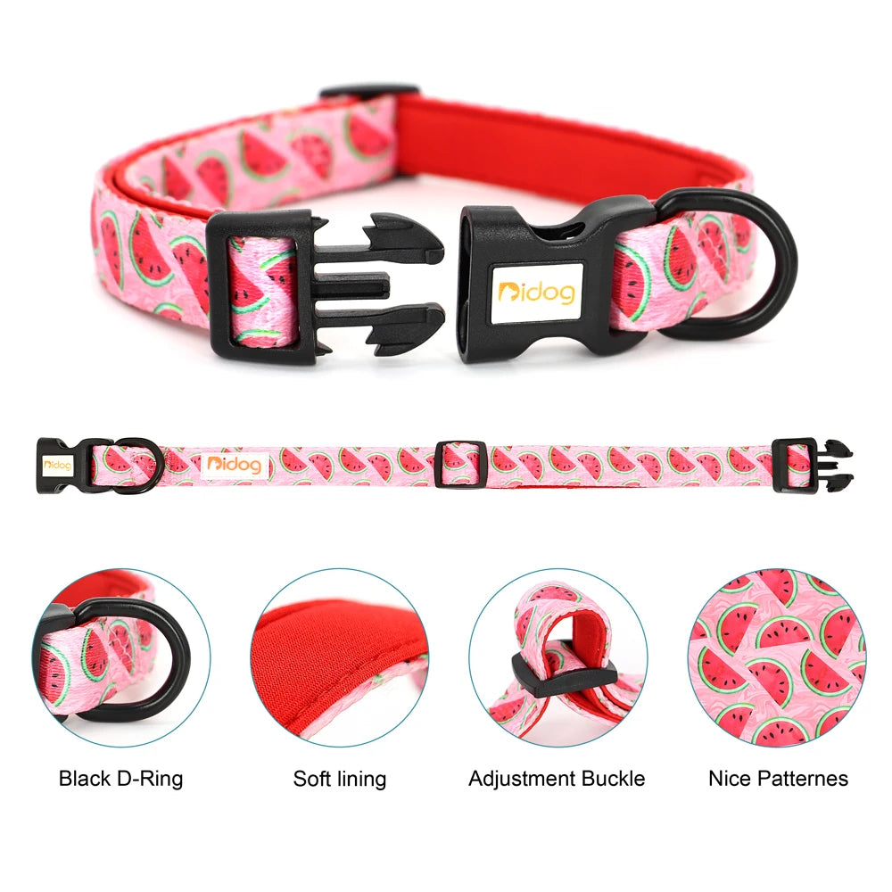 Graphic Print Dog Collars