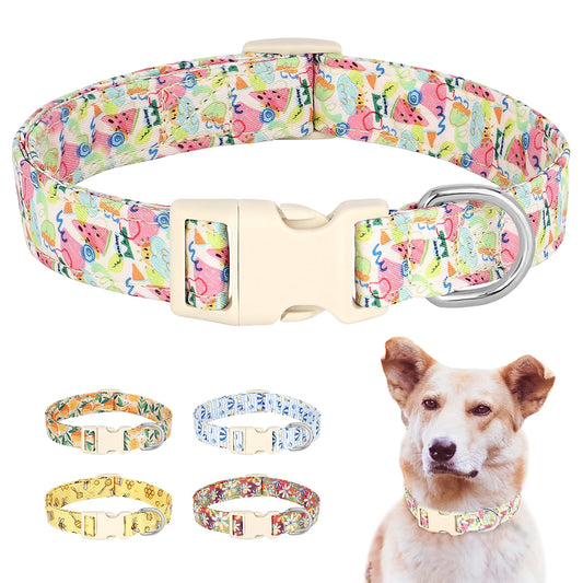 Cute Print Dog Collar