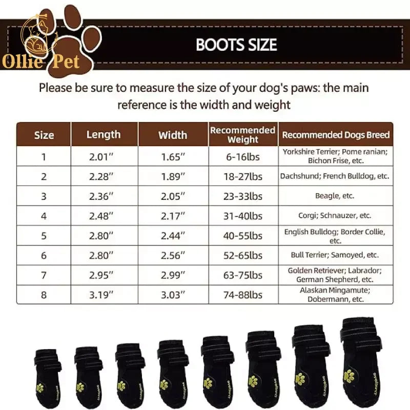 Waterproof Protective Shoes for Dogs