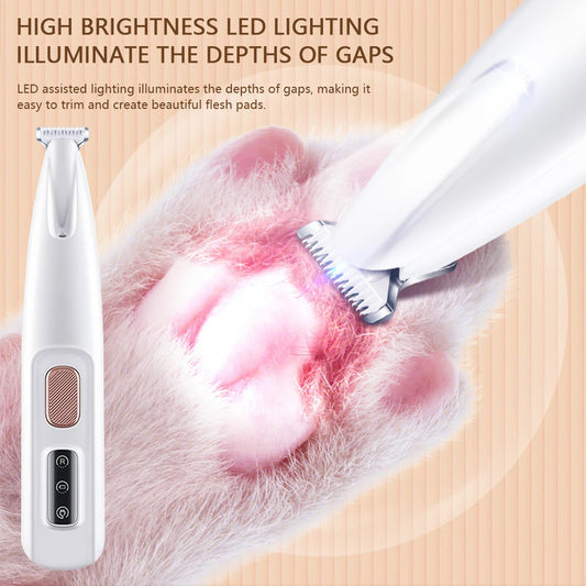 Portable Paw Trimmer with LED Light