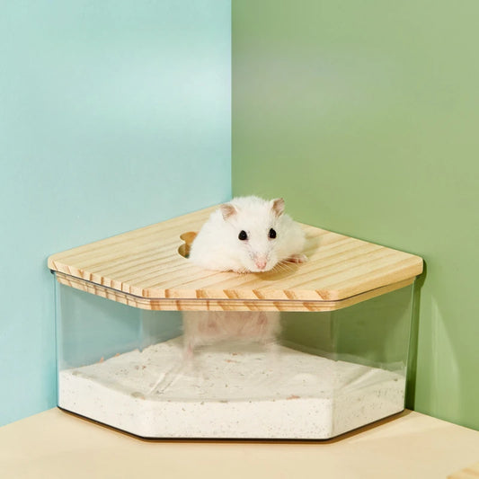 Sand Bath/Shower Box for Small Animals