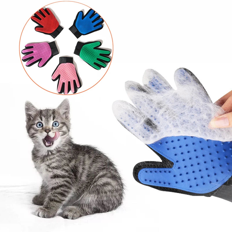 Deshedding Brush Glove for Pets