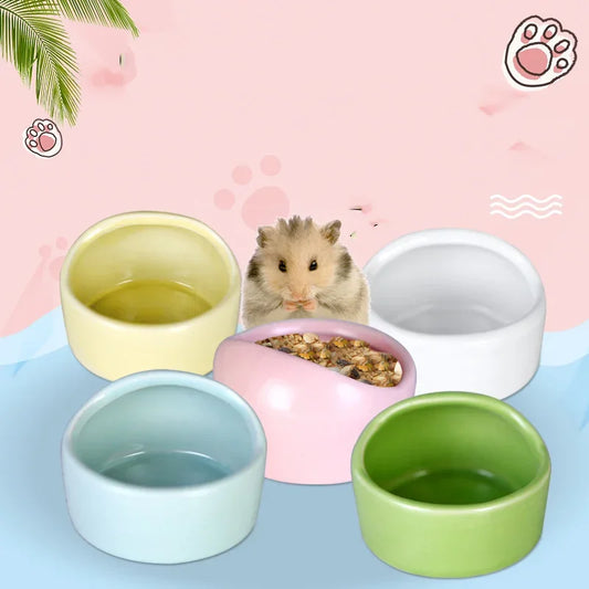 Small High Edged Ceramic Feeder Bowls