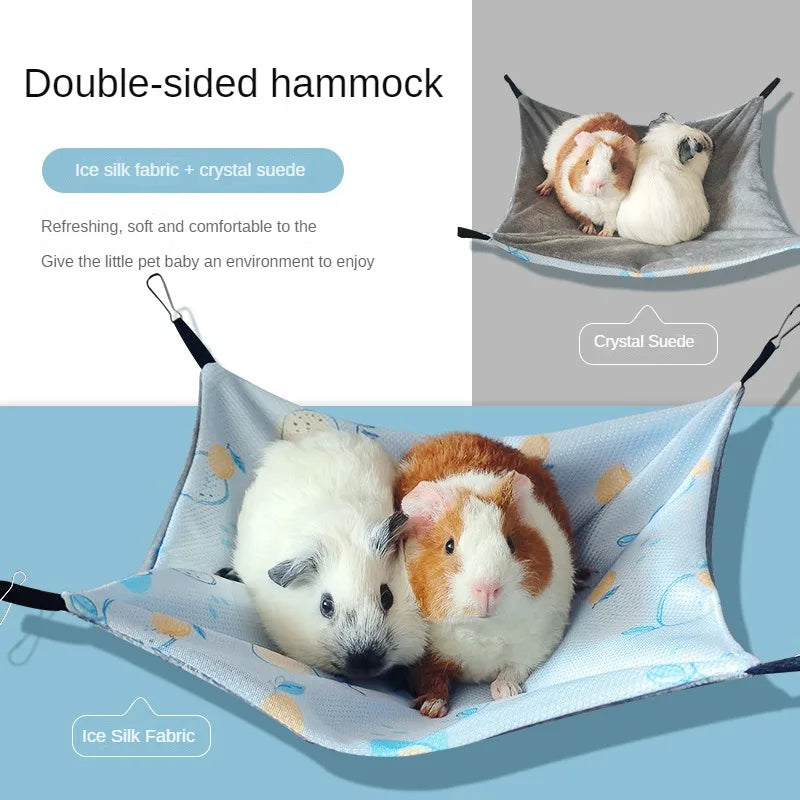 Double-sided Hammock for Ferret, Sugar Glider, Guinea Pig, Rabbit