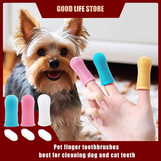 Finger Toothbrush for Dogs and Cats