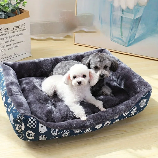 Plush Pet Bed - Cozy, Comfortable, and Warm