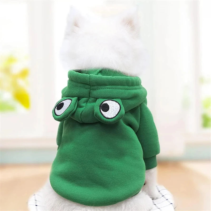 Frog Hoodie for Pets