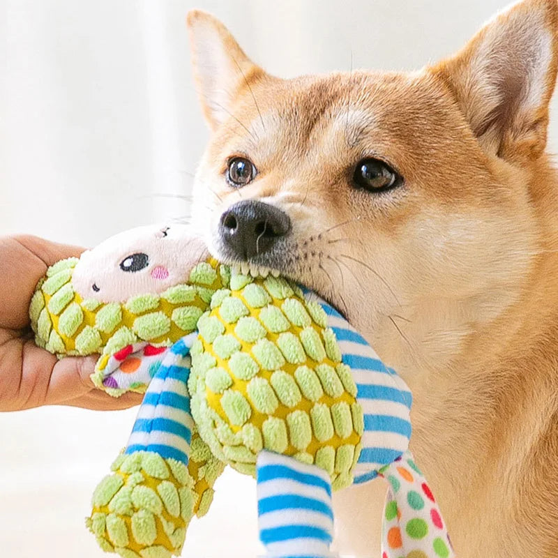 Cute Plush Animal Squeaky Toys for Dogs