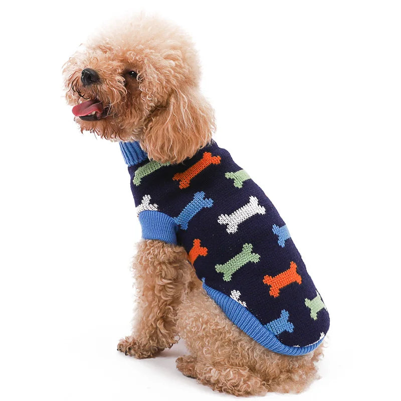 Knitted Sweater for Small and Medium Dogs