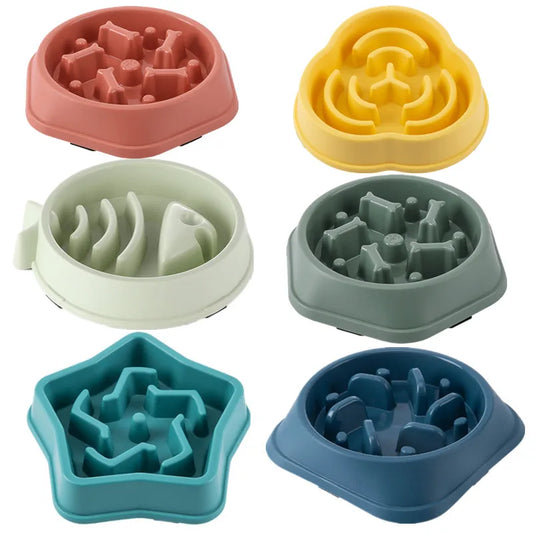 Hypoallergenic Anti-Choking Slow Feeder Bowls