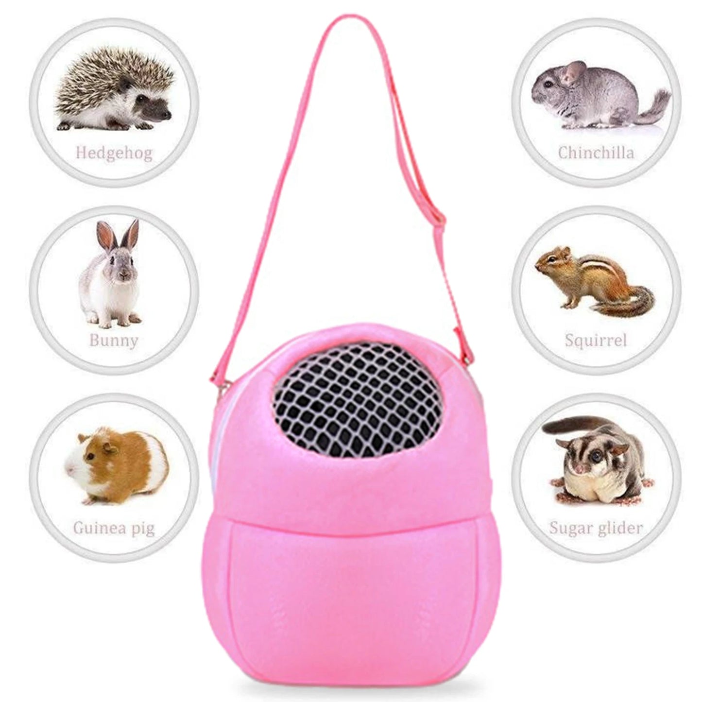 Carrier Backpack for Small Pets (Hamster, Ferret, Rabbit)