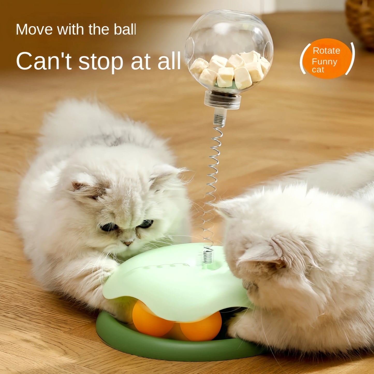 Treat Dispensing Puzzle Toy for Cats