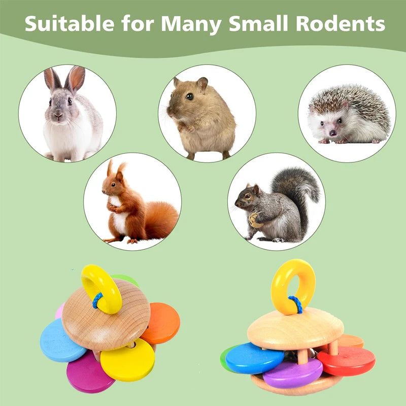 Wooden Chew Toy for Small Animals