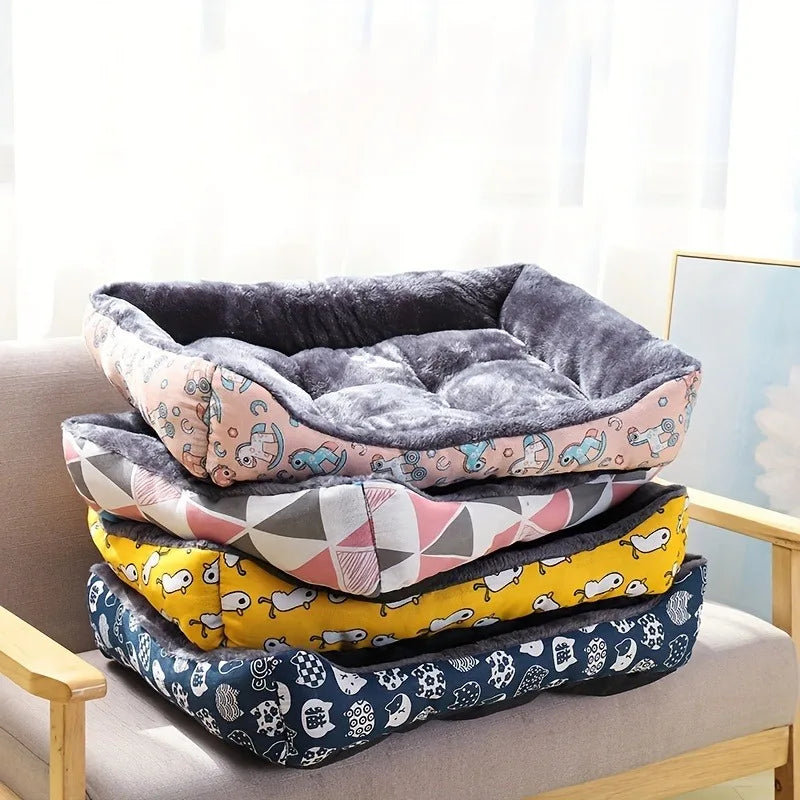 Plush Pet Bed - Cozy, Comfortable, and Warm