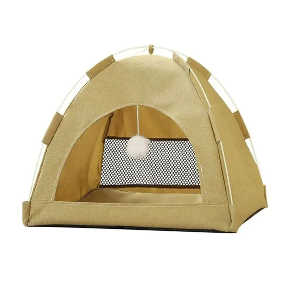 Cat Tent with Hanging Toy for Stimulating Play