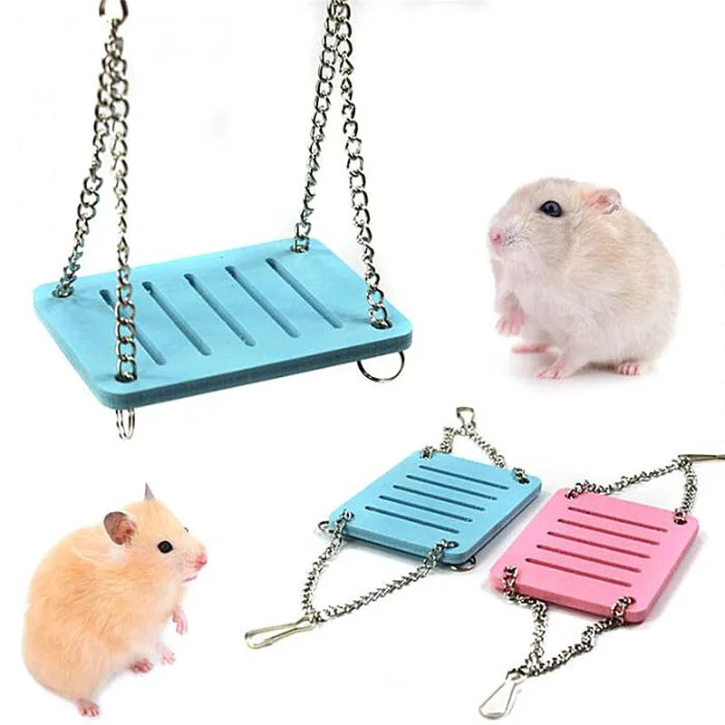 1Pcs Hamster Swing Suspension Bridge Toy