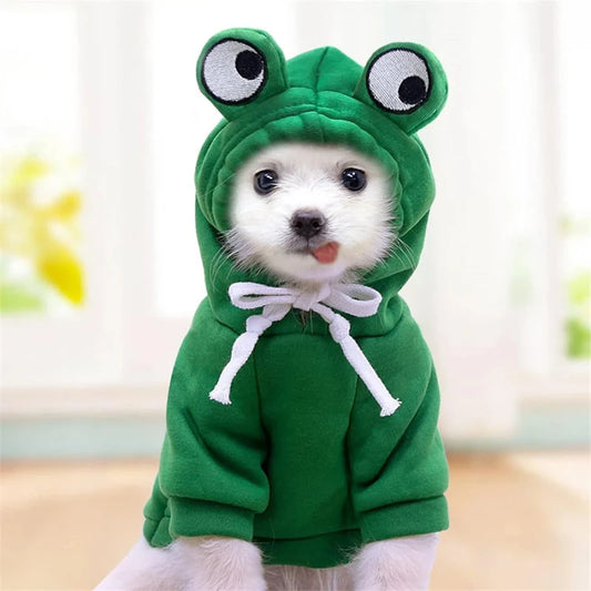 Frog Hoodie for Pets