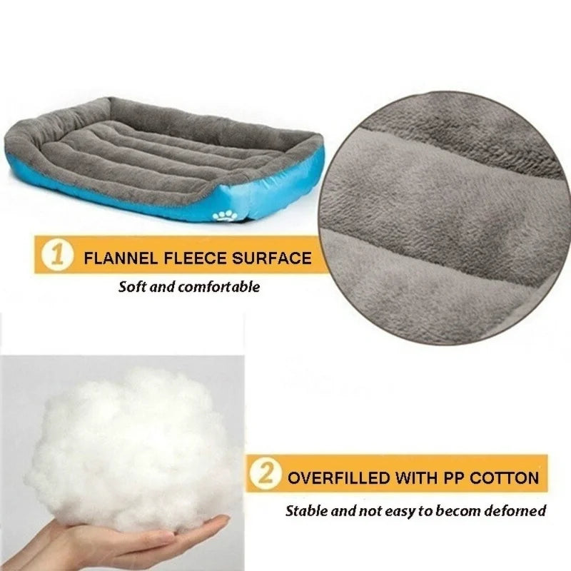 Soft Fleece Pet Bed for Dogs and Cats