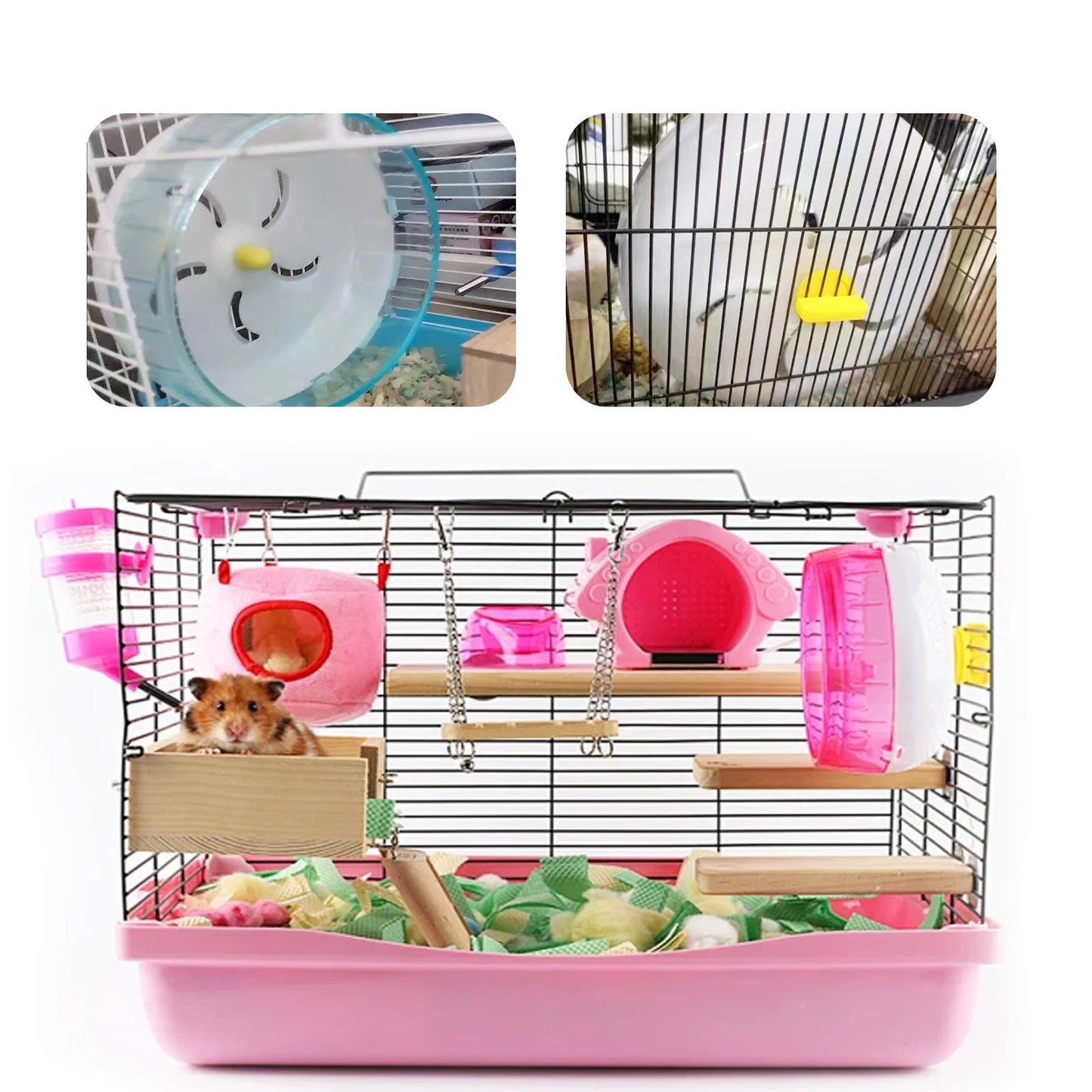 Ultra-Quiet Hamster Exercise Wheel